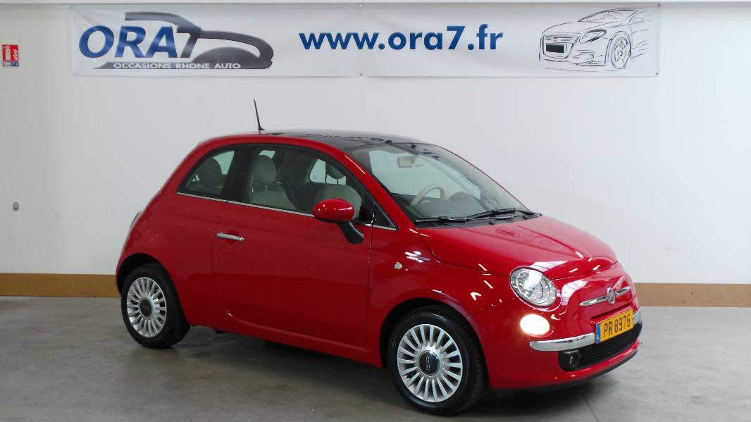 Fiat 500 0.9 8v Twinair 85ch Lounge Stop&start Dualogic Occasion à Lyon Neuville Sur Saône