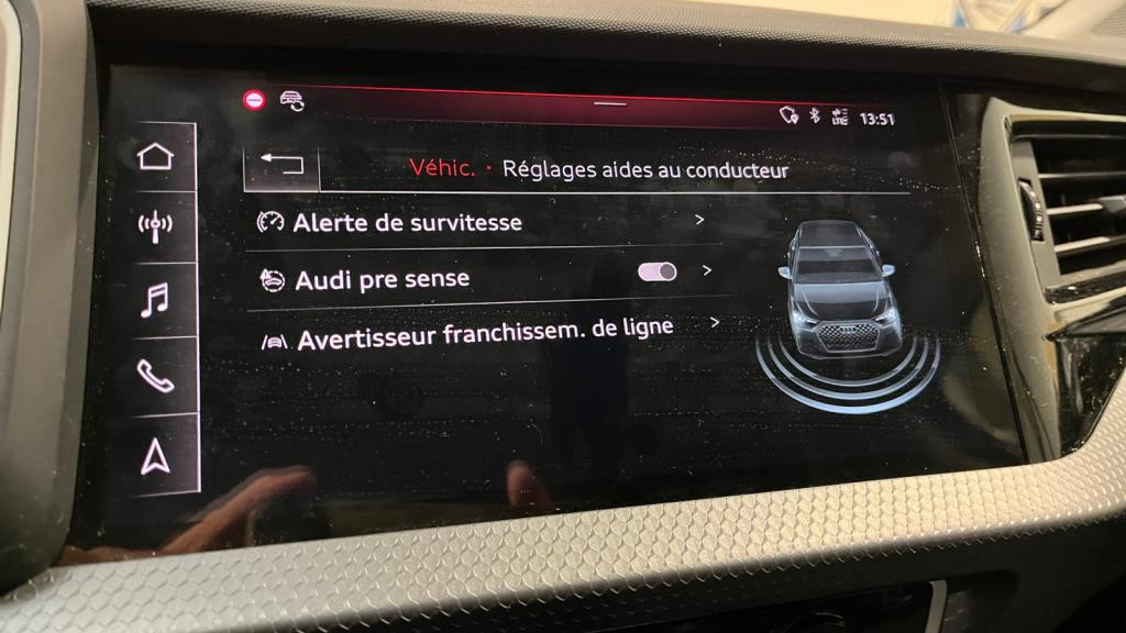 AUDI A1 TFSI 95  SPORTBACK Design - Navigation - Clé Confort - Audi Park System Plus