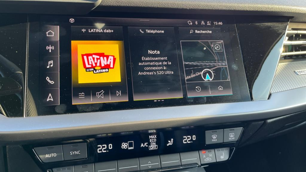 Nouvelle AUDI A3 SPORTBACK 1.5 35 TFSI - 150 - S-Tronic 7  8Y SPORTBACK S line