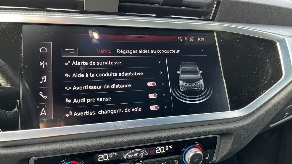 AUDI Q3 SPORTBACK  Sportback Quattro TDI 200 S-tronic S Line - Toit Ouvrant - Pack Black - Cuir