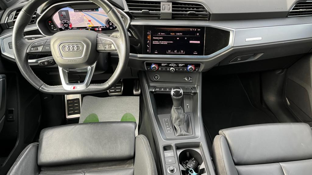 AUDI Q3 SPORTBACK  Sportback Quattro TDI 200 S-tronic S Line - Toit Ouvrant - Pack Black - Cuir