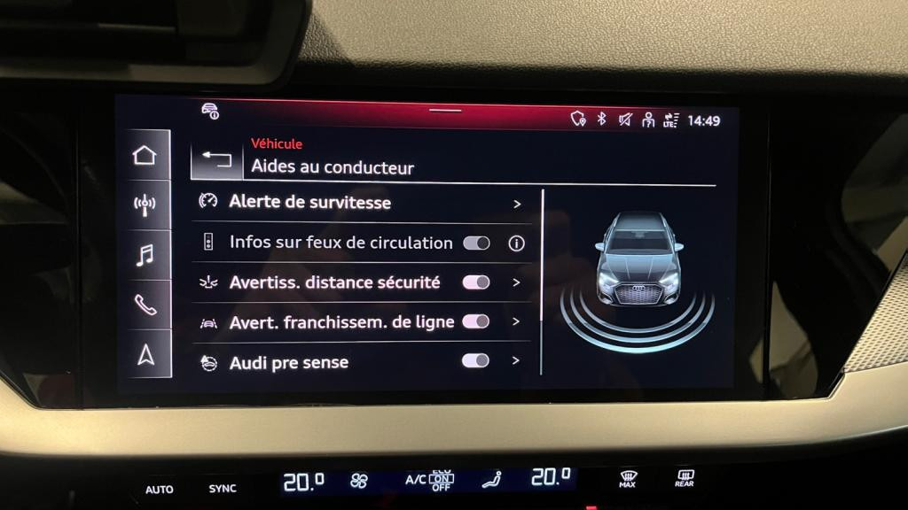 Nouvelle AUDI A3 SPORTBACK 1.5 35 TFSI - 150 - S-Tronic 7  8Y SPORTBACK S line