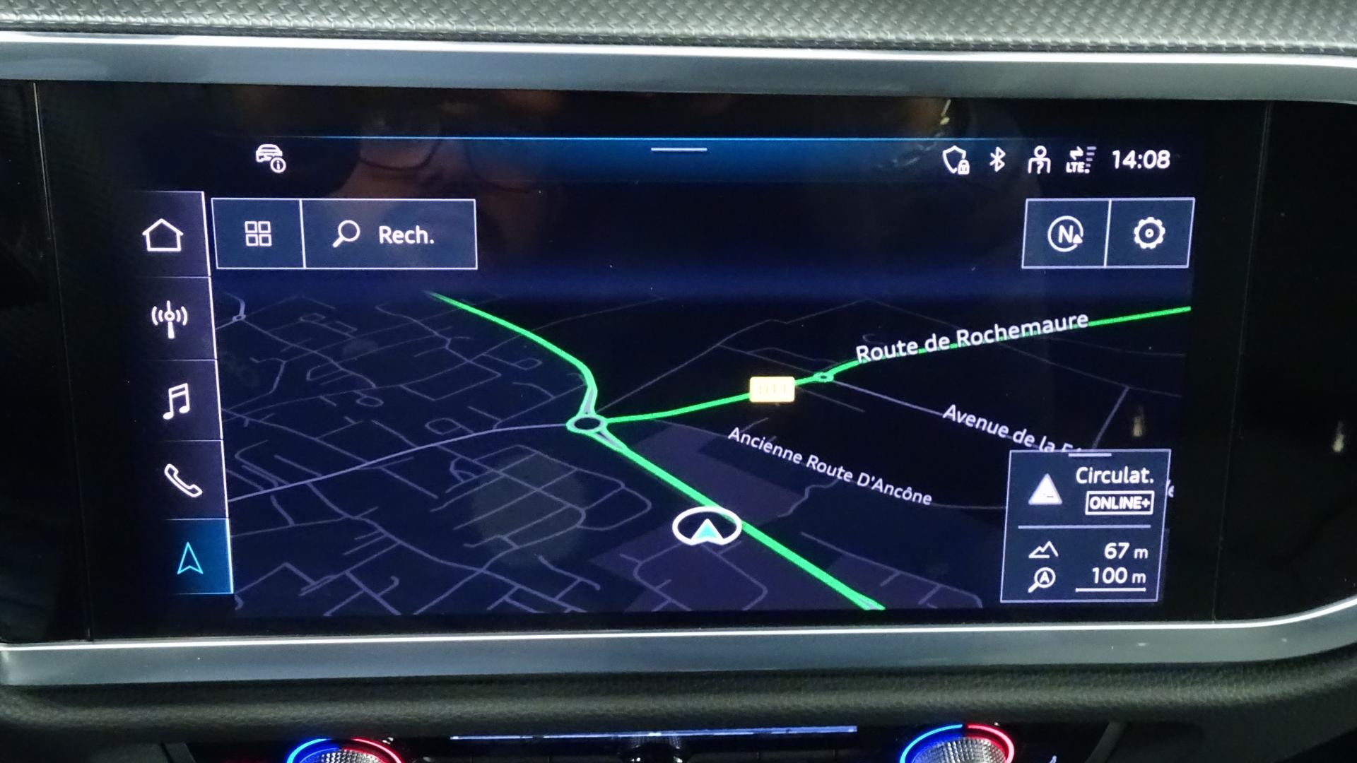 AUDI Q3 SPORTBACK TDI 150 S-tronic SPORTBACK S Line - Toit Ouvrant - Sellerie Cuir - Volant Méplat