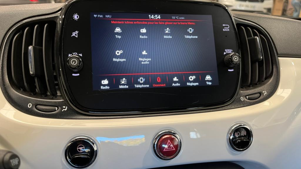 Nouvelle FIAT 500 1.0i BSG - 70 S&S BERLINE Dolcevita PHASE 2