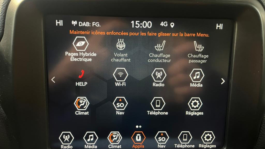 JEEP RENEGADE Turbo T4 - 240 - 4xe eAWD  Trailhawk - Cuir - Caméra