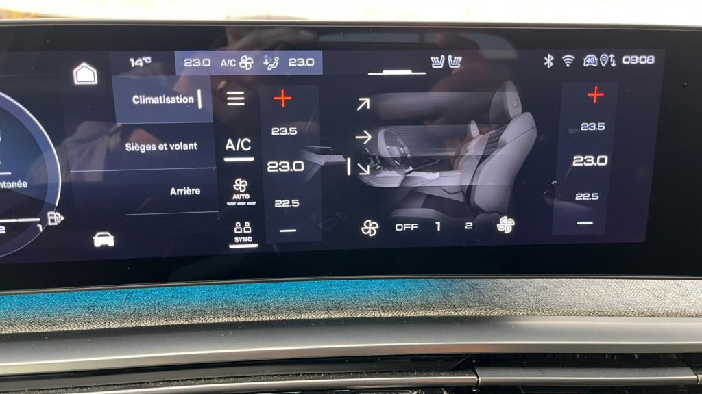 Nouvelle PEUGEOT 5008 Hybrid 145 e-DCS6  III GT - Sellerie Alcantara REFLECTION - 7 Places