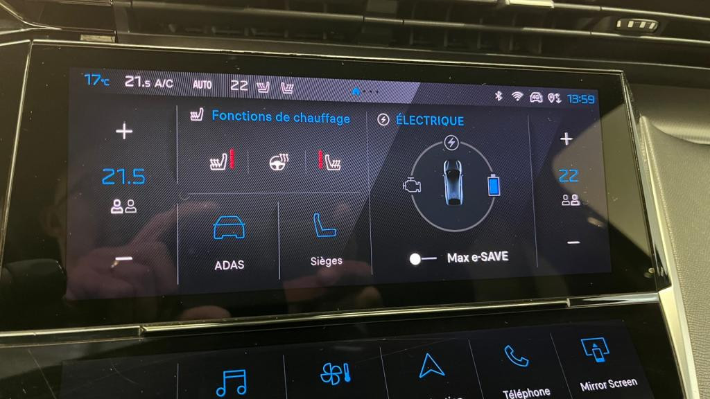 Nouvelle PEUGEOT 408 PHEV 225 e-EAT8 GT - Caméra 360 - Attelage - Sièges Electriques