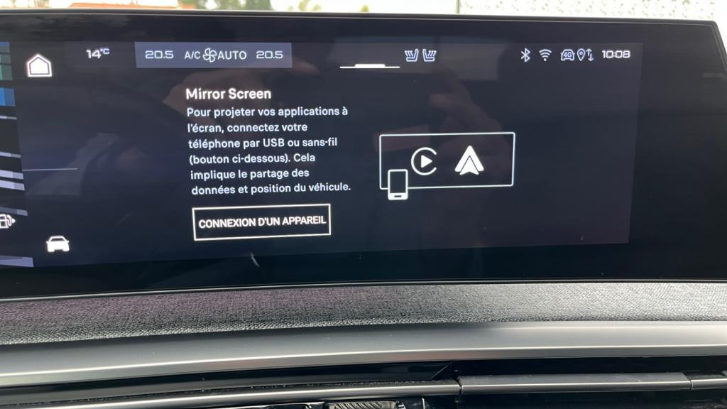 Nouvelle PEUGEOT 3008 Hybrid 145 e-DCS6  III GT - Sellerie Alcantara REFLECTION