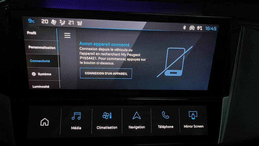 Nouvelle PEUGEOT 408  1.6 PHEV - 225 - e-EAT8  BERLINE GT 