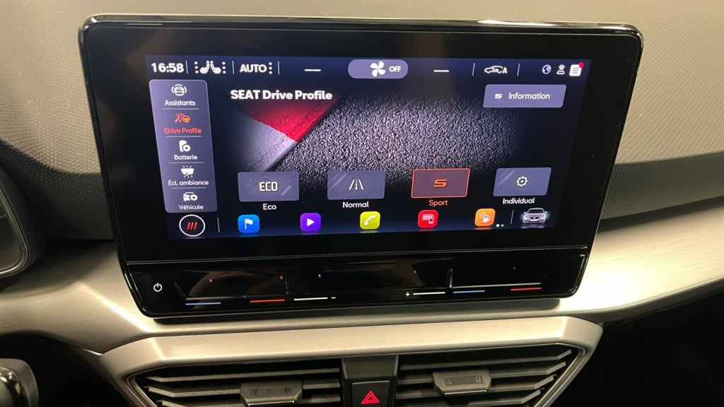 SEAT LEON 1.4 e-HYBRID - 204 - DSG 6  BERLINE FR 