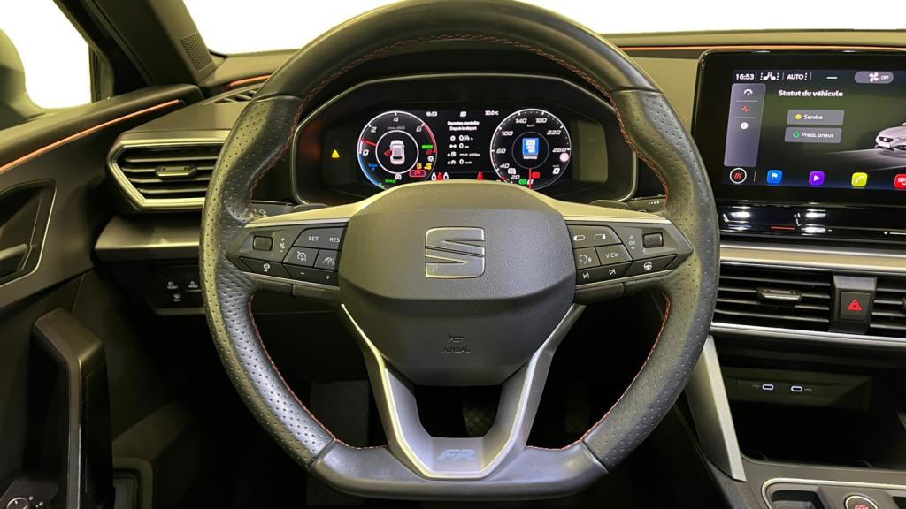 SEAT LEON 1.4 e-HYBRID - 204 - DSG 6  BERLINE FR 