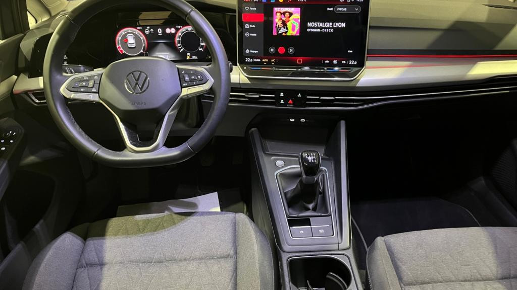 Nouvelle VOLKSWAGEN GOLF 1.5 TSI - 116  VIII BERLINE Life Plus PHASE 2