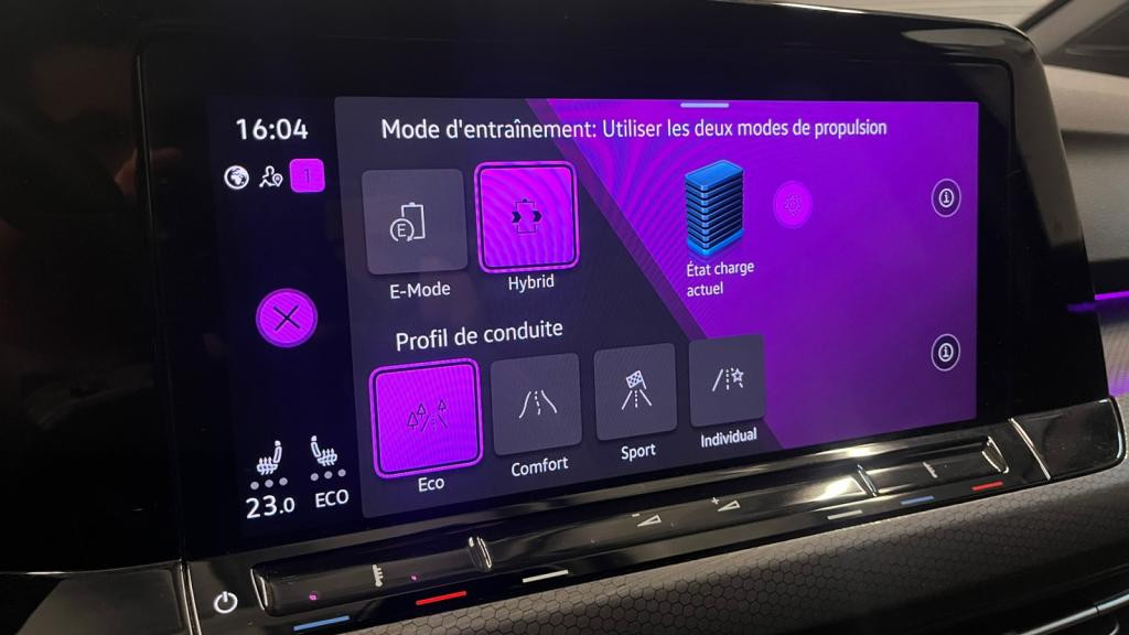 VOLKSWAGEN GOLF 1.4 eHybrid OPF - 245 - DSG 6  VIII BERLINE GTE