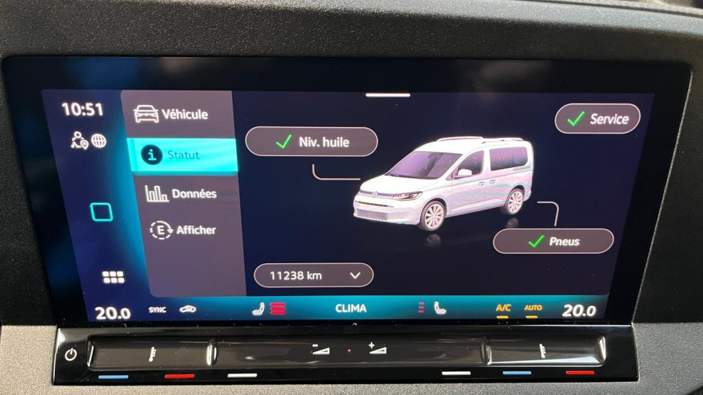 Nouvelle VOLKSWAGEN CADDY Maxi 1.5 eHybrid - 150 - DSG 6 - 7pl COMBI Maxi Life 