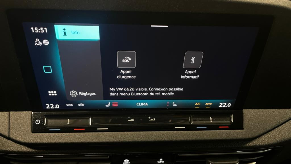 Nouvelle VOLKSWAGEN CADDY Maxi 1.5 eHybrid - 150 - DSG 6 - 7pl COMBI Maxi Life 