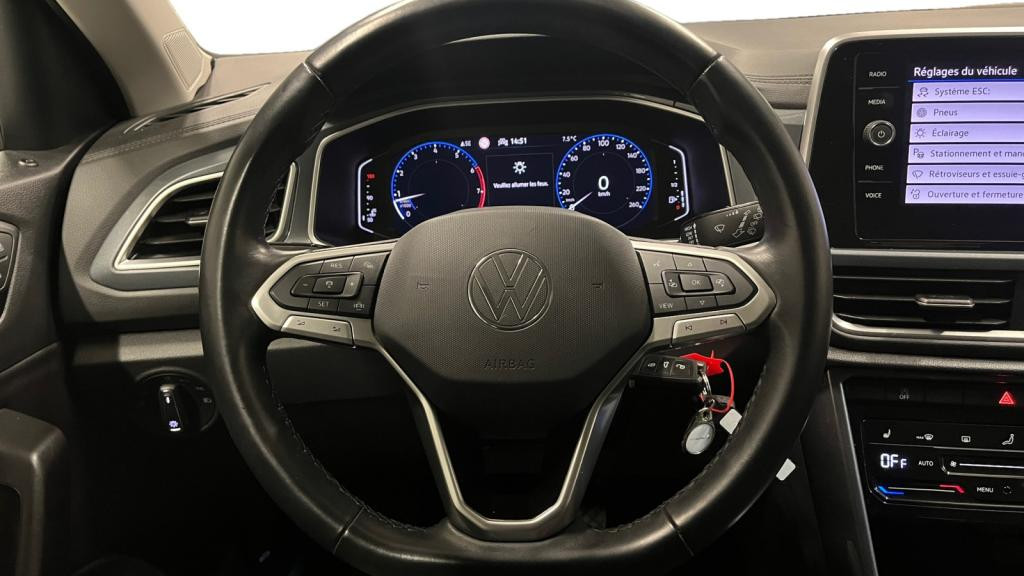 VOLKSWAGEN T-ROC TSI Evo 150 Style PHASE 2 - Attelage - Téléphone Confort - Caméra